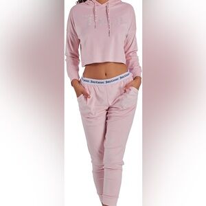 Juicy Couture Light Pink Velour Bling Lola Set